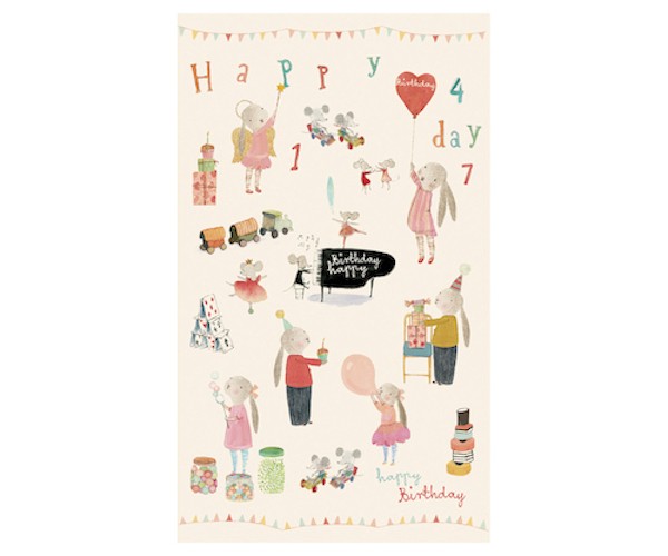 maileg giftwrap, happy day, 10 m