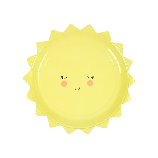 meri meri happy sun plates