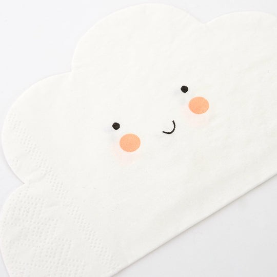 meri meri happy cloud napkins