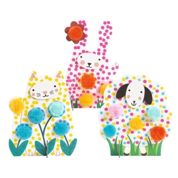 djeco colouring for little ones - dots and pompoms – in the grass