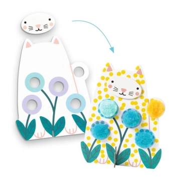 djeco colouring for little ones - dots and pompoms – in the grass
