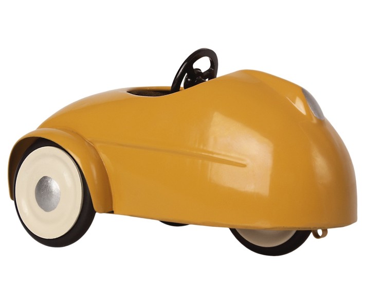 maileg mouse car with garage - yellow