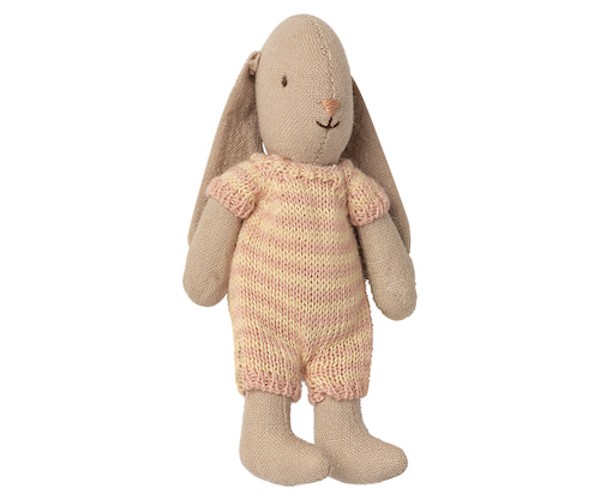 maileg bunny, micro - roze/geel