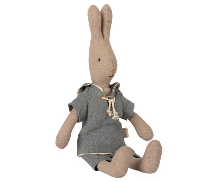 maileg rabbit size 1 as sailor - dusty blue