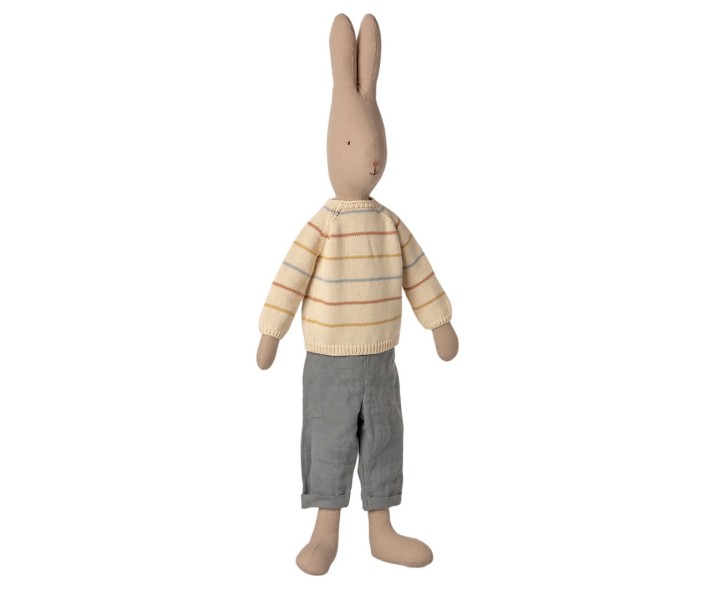maileg rabbit size 5 in pants & knitted sweater | Kinderfeestwinkel | Speelgoedwinkel | Feestwinkel | Kinderwinkel | Amsterda