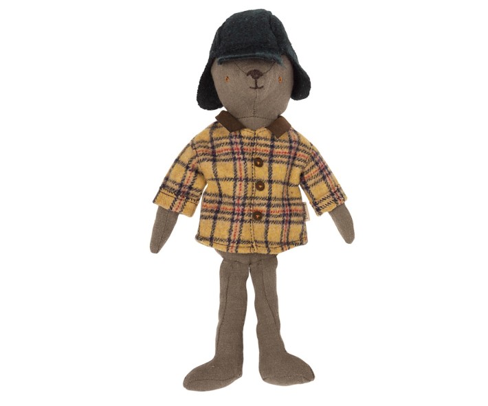 maileg woodsman jacket and hat for teddy dad
