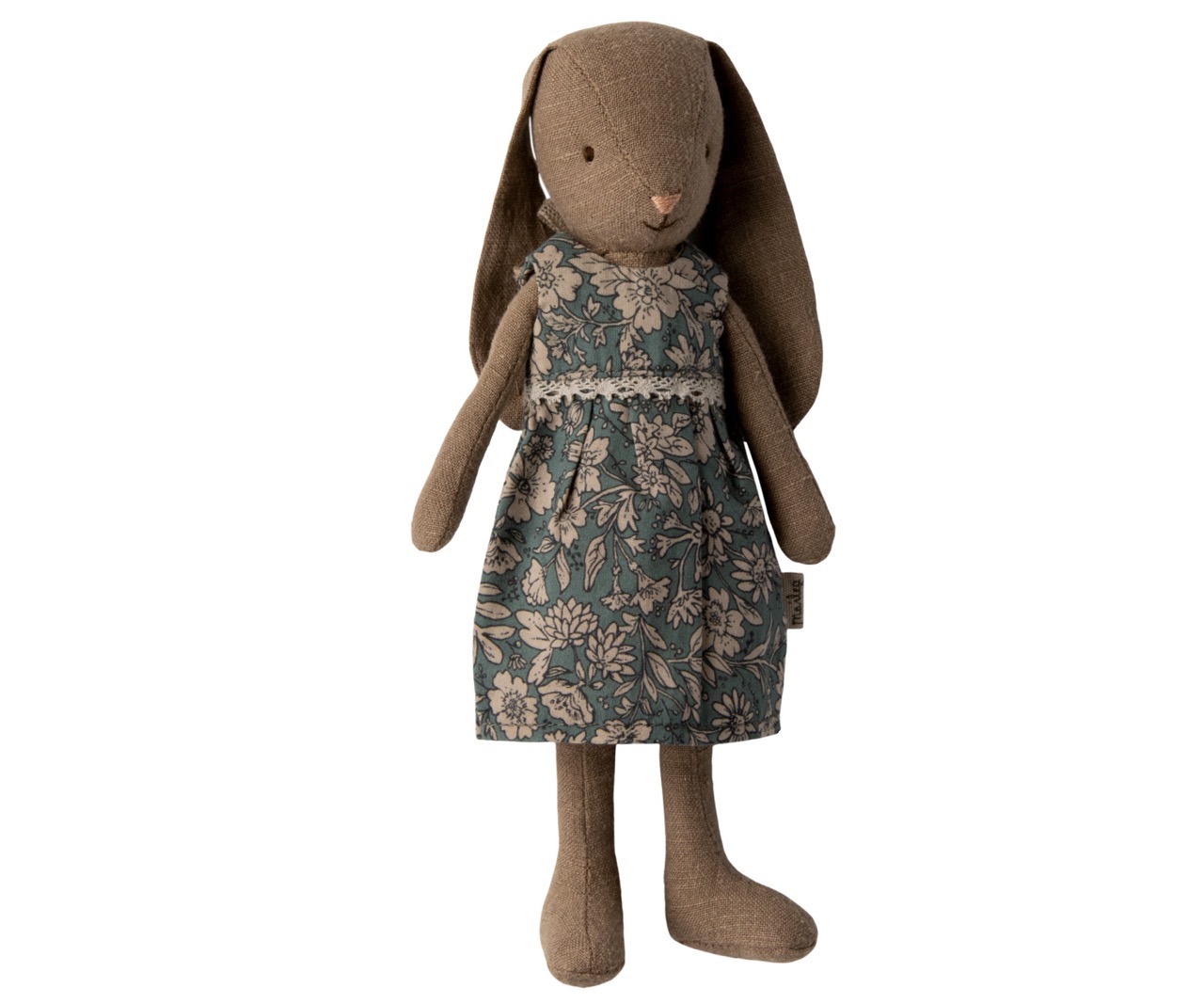 maileg bunny size 1, dress - brown