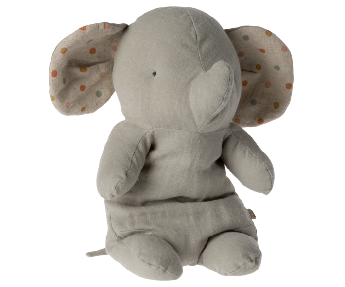 maileg safari friends, medium elephant - grey