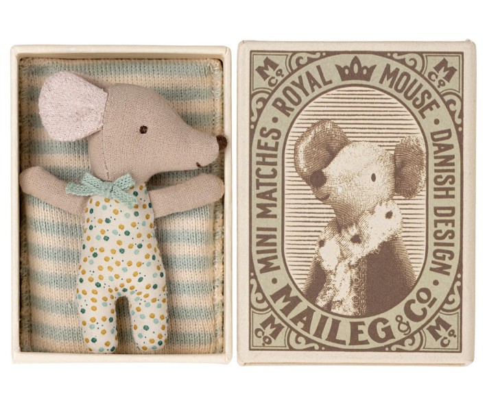 maileg sleepy/wakey baby mouse in matchbox | Kinderfeestwinkel | Speelgoedwinkel | Feestwinkel | Kinderwinkel | Amsterdam