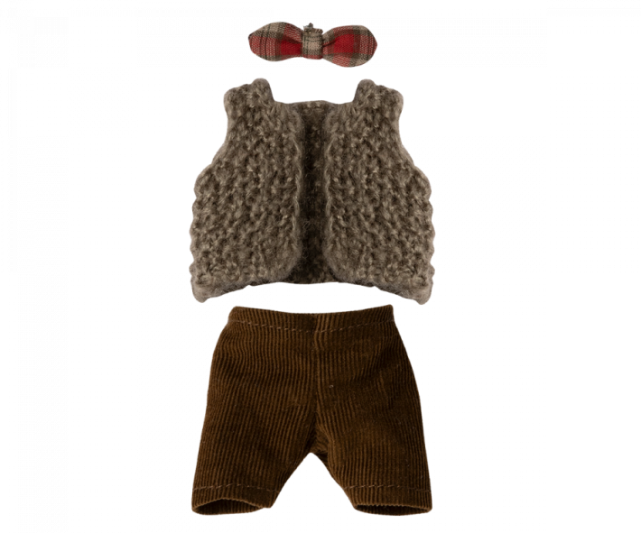 maileg vest, pants and butterfly for grandpa mouse | Kinderfeestwinkel | Speelgoedwinkel | Feestwinkel | Kinderwinkel | Amste