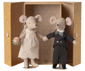 maileg wedding mice couple in box - mum and dad | Kinderfeestwinkel | Speelgoedwinkel | Feestwinkel | Kinderwinkel | Amsterda