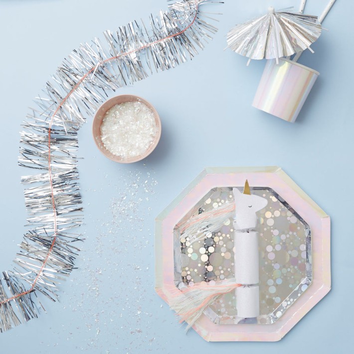meri meri unicorn glitter crackers