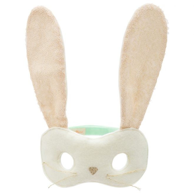 meri meri bunny fabric mask