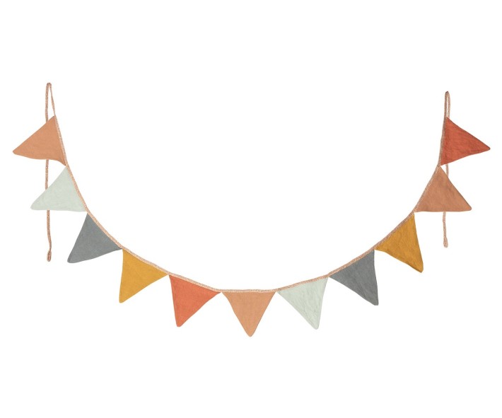 maileg garland, small  (11 flags)