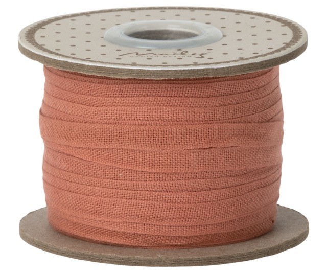 maileg ribbon, 25m - soft coral