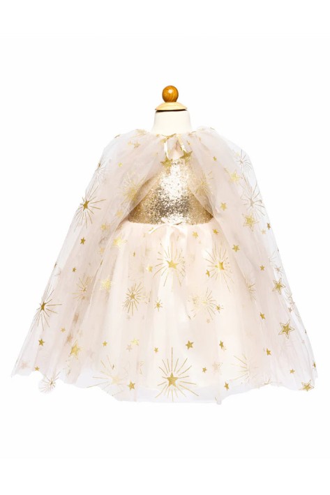 golden glam party dress (5-6 yrs)