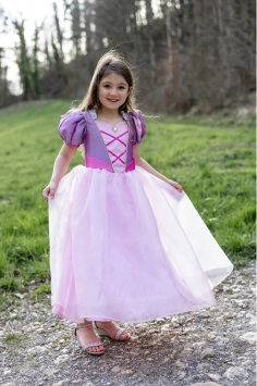 once upon a princess tower dress (3-4 jr)