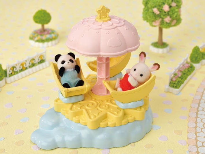 sylvanian families baby carousel