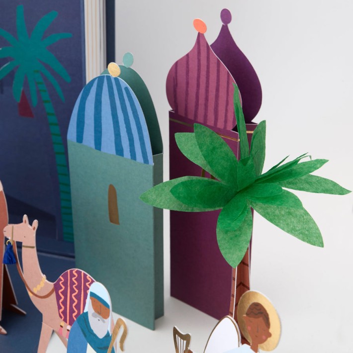 meri meri nativity paper craft advent calendar