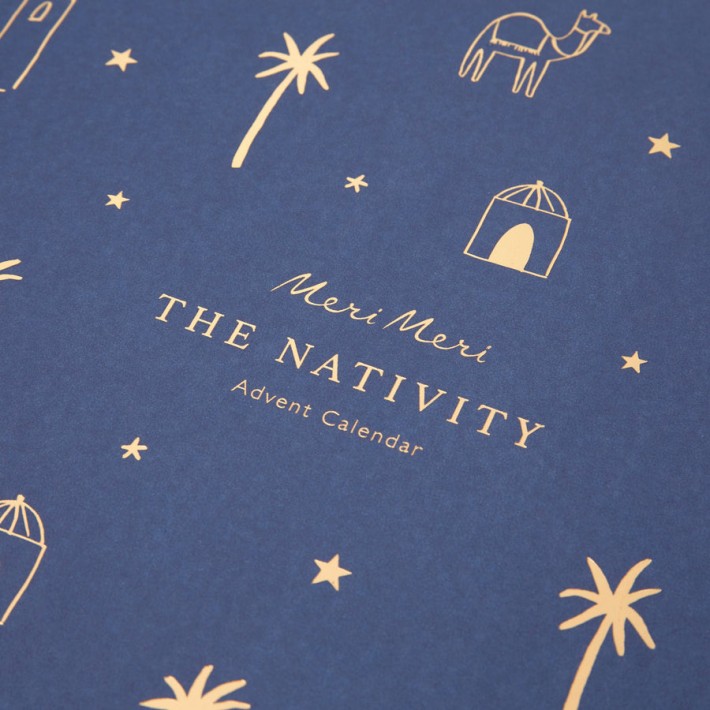 meri meri nativity paper craft advent calendar