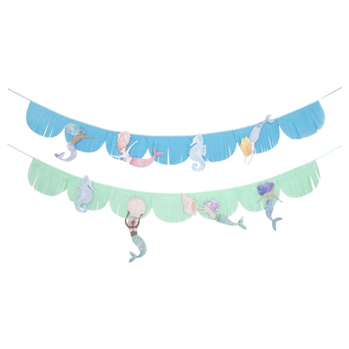 meri meri mermaid fringe garland