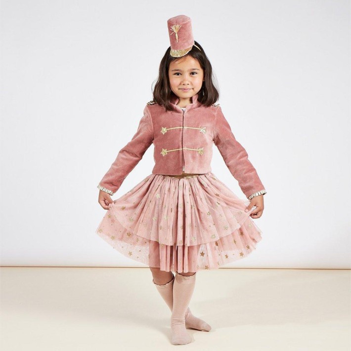 meri meri pink soldier costume (3-4 jr)