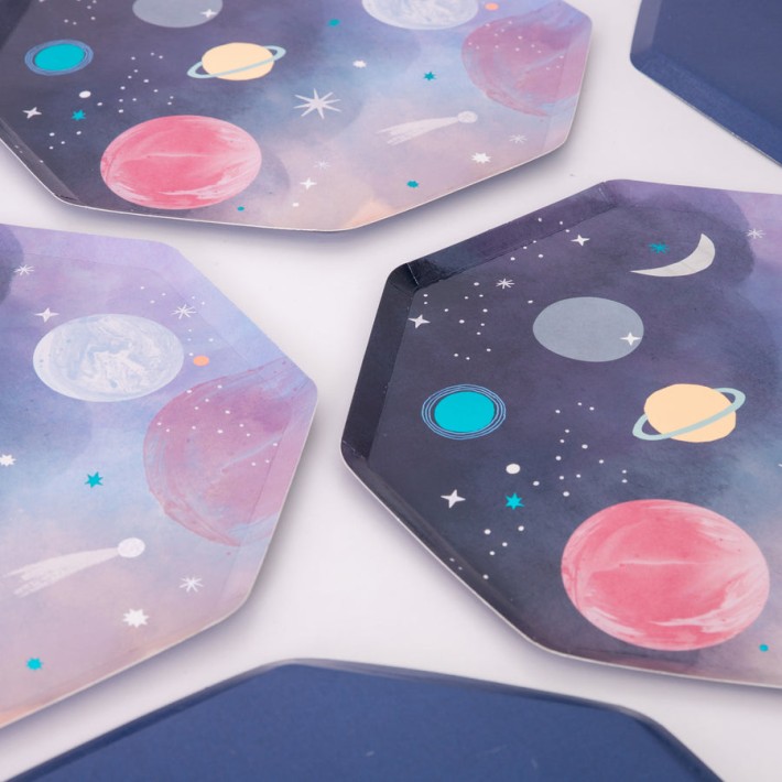 meri meri space dinner plates