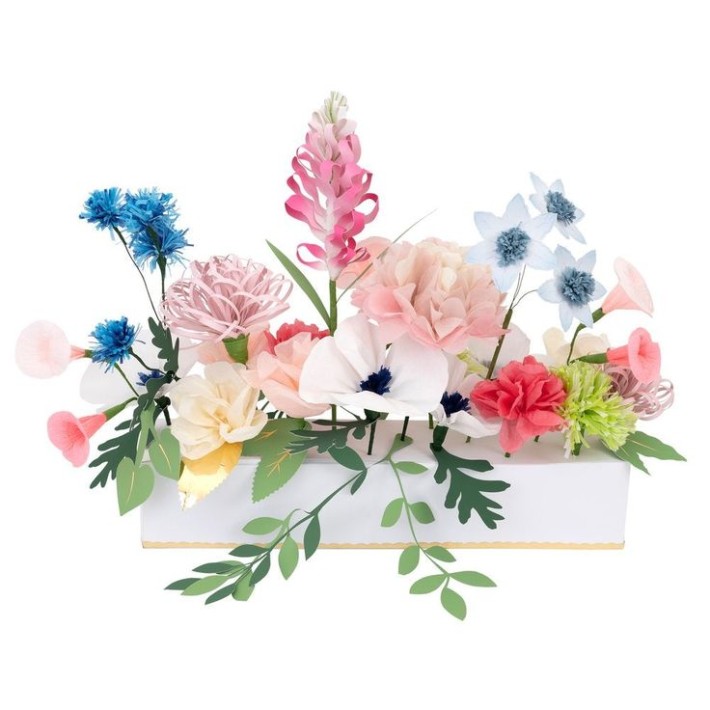 meri meri Hazel Gardiner spring table centerpiece