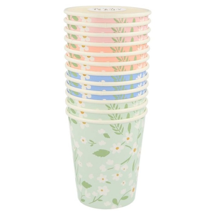 meri meri ditsy floral cups