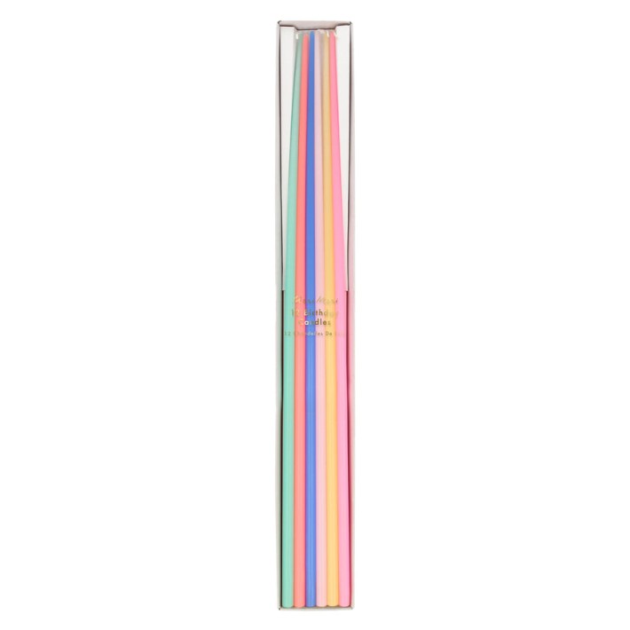 meri meri mixed tall tapered candles | Kinderfeestwinkel | Speelgoedwinkel | Feestwinkel | Kinderwinkel | Amsterdam