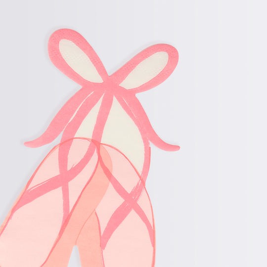 meri meri ballet slippers napkins