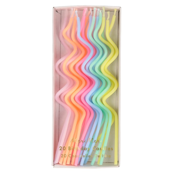 meri meri pastel swirly candles | Kinderfeestwinkel | Speelgoedwinkel | Feestwinkel | Kinderwinkel | Amsterdam
