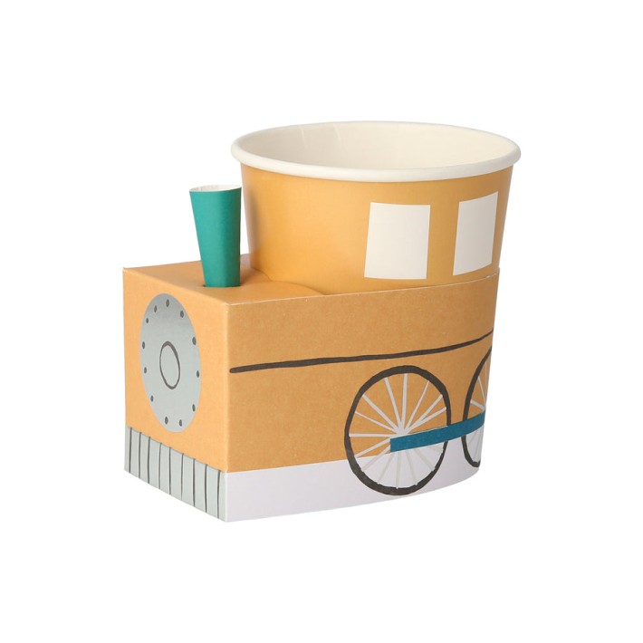 meri meri train cups