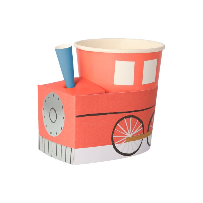 meri meri train cups