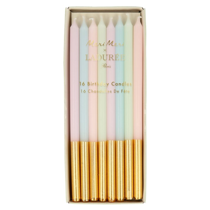 meri meri laduree paris cold dipped candles