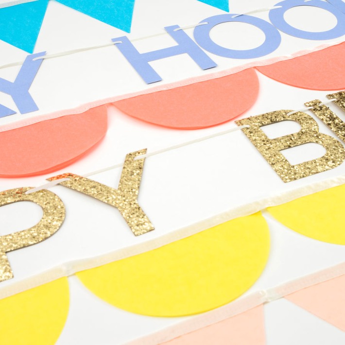 meri meri rainbow birthday garlands