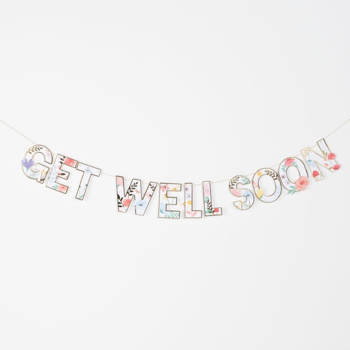 meri meri get well soon garland card