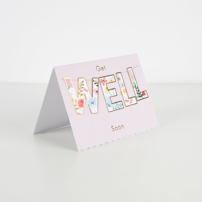 meri meri get well soon garland card