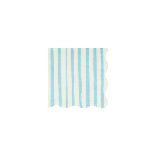 meri meri blue stripe napkins, small | Kinderfeestwinkel | Speelgoedwinkel | Feestwinkel | Kinderwinkel | Amsterdam