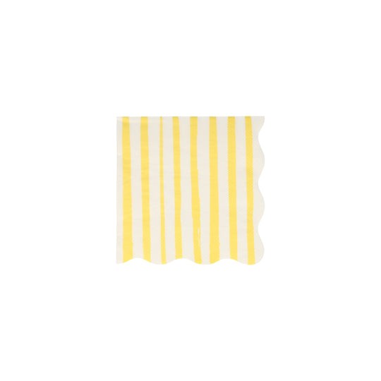 meri meri yellow napkins - small