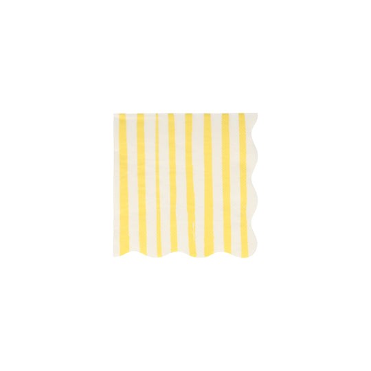 meri meri yellow napkins - small