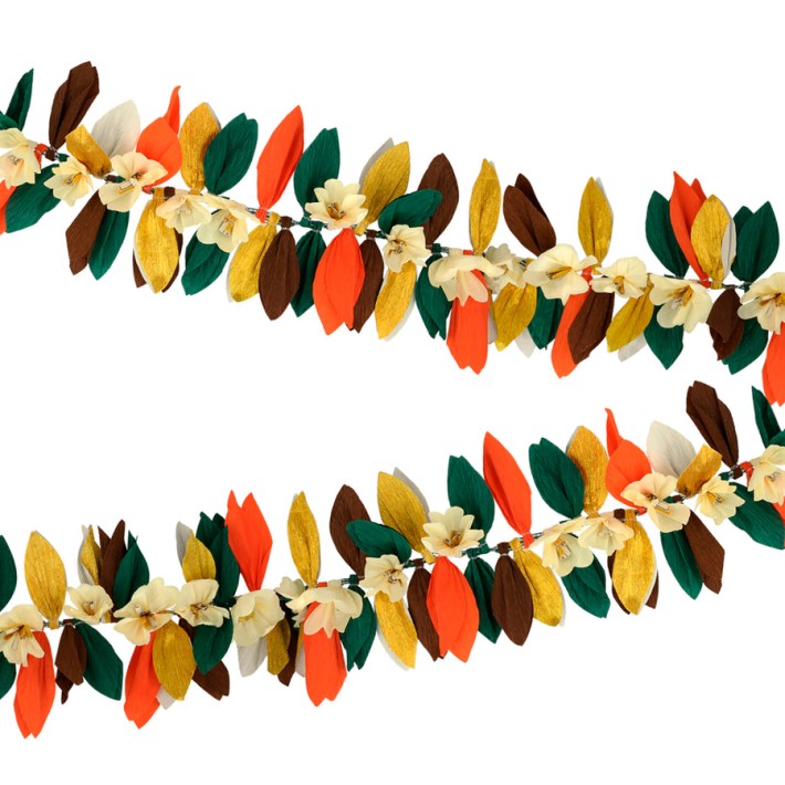 meri meri autumn flower garland