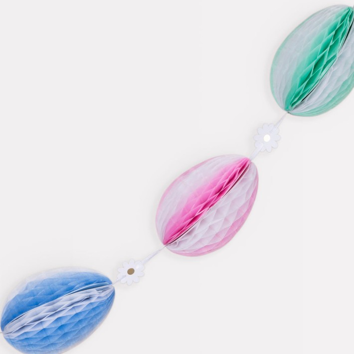meri meri honeycomb egg garland