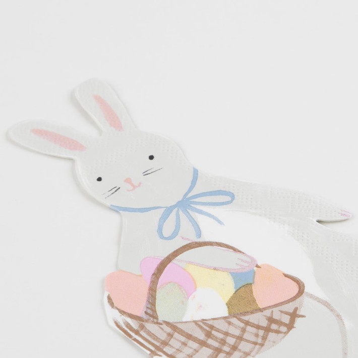 meri meri bunny with basket napkins