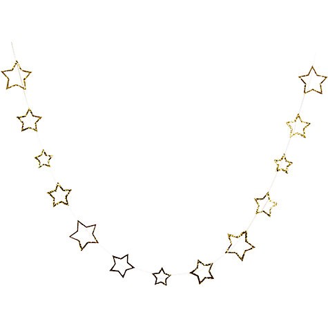 meri meri gold star garland