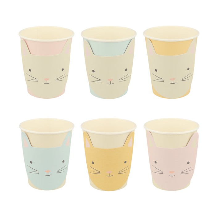 meri meri cute kitten cups | Kinderfeestwinkel | Speelgoedwinkel | Feestwinkel | Kinderwinkel | Amsterdam