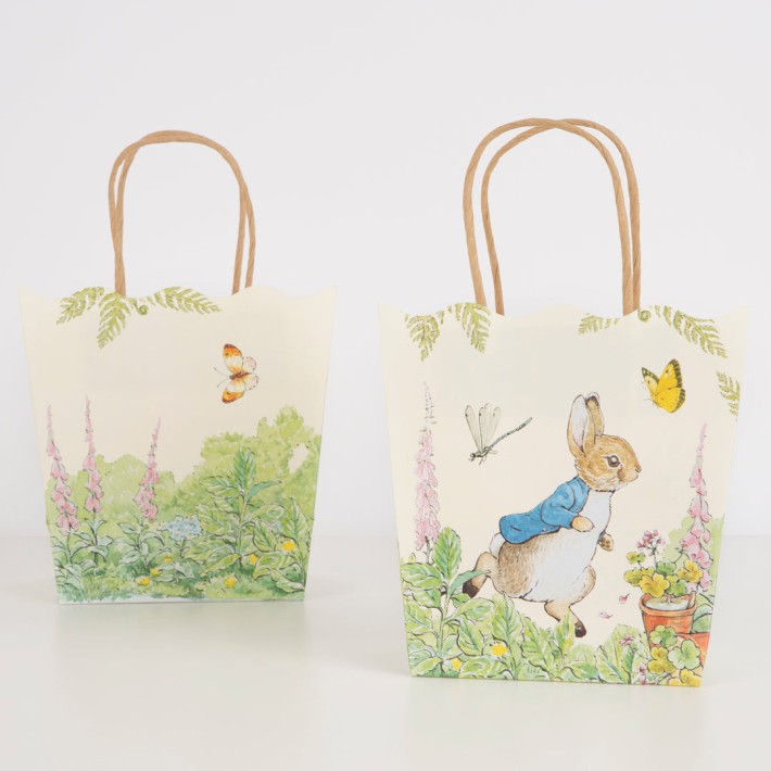 meri meri Pieter Konijn in the garden bags