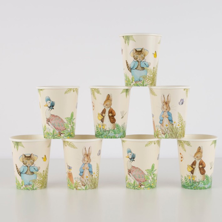 meri meri Pieter Konijn in the garden cups | Kinderfeestwinkel | Speelgoedwinkel | Feestwinkel | Kinderwinkel | Amsterdam