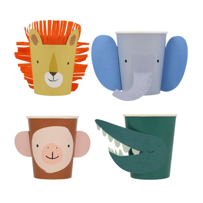meri meri animal parade character cups | Kinderfeestwinkel | Speelgoedwinkel | Feestwinkel | Kinderwinkel | Amsterdam
