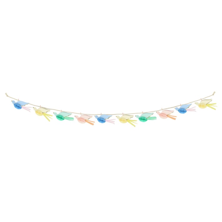 meri meri honeycomb bird garland